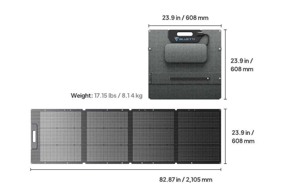 Bluetti 200W Foldable Solar Panel
