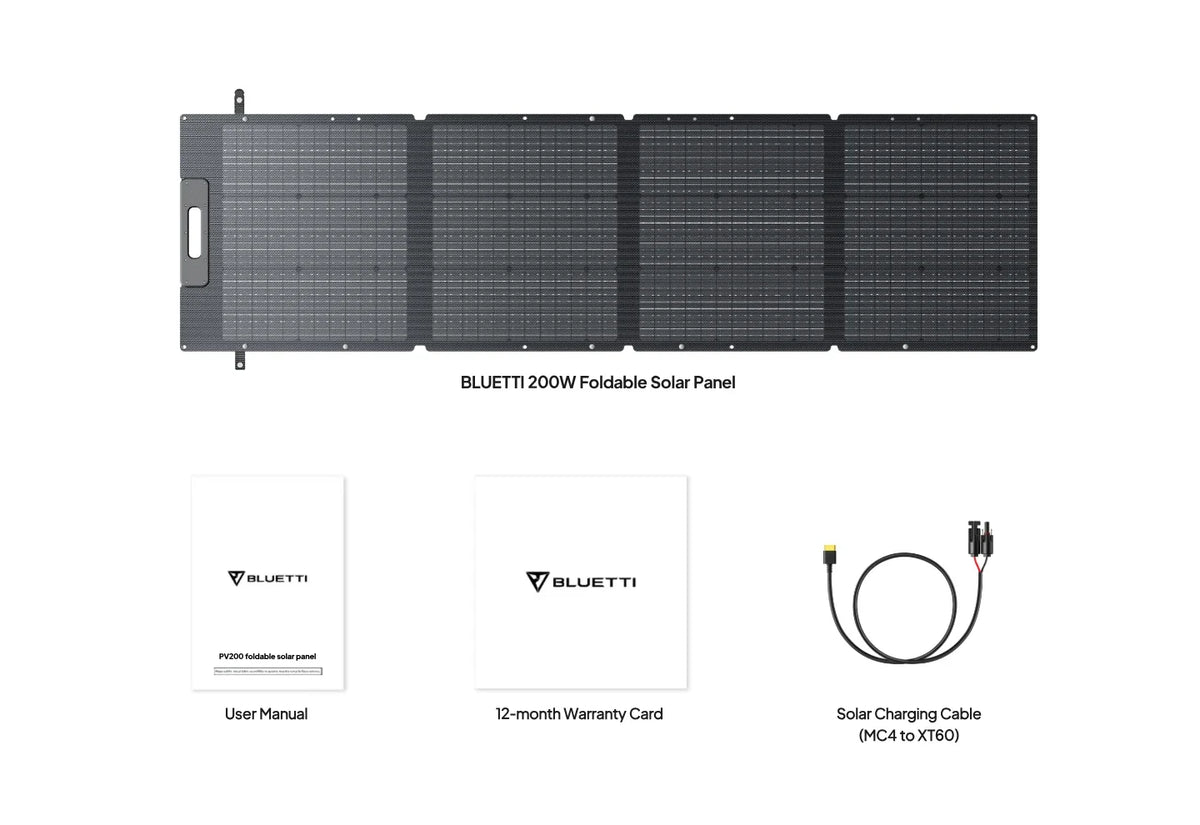 Bluetti 200W Foldable Solar Panel
